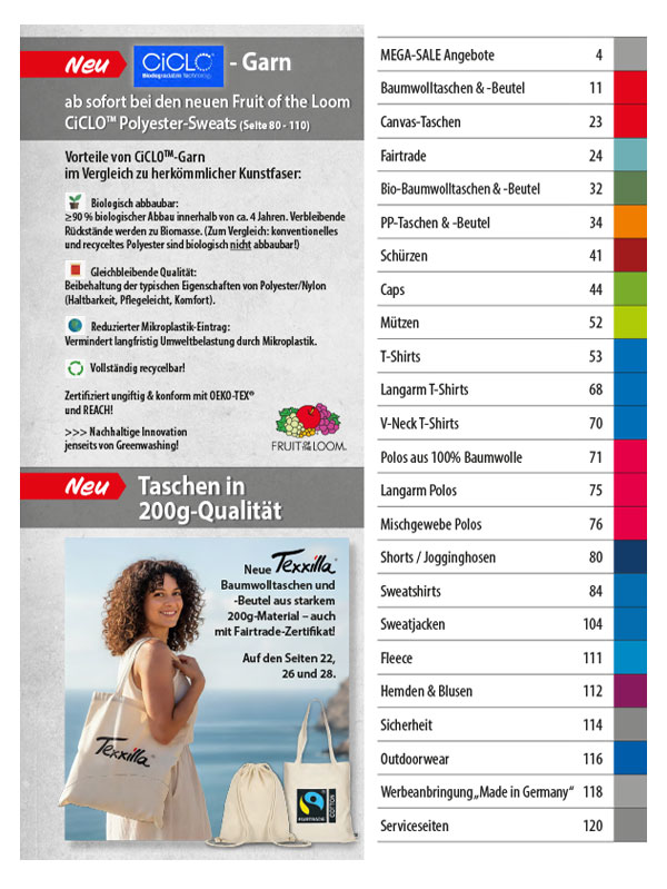 Maprom Werbeartikel Textilien